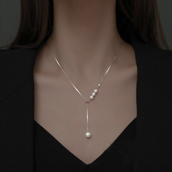 Sterling Silver & Pearl Necklace for Women